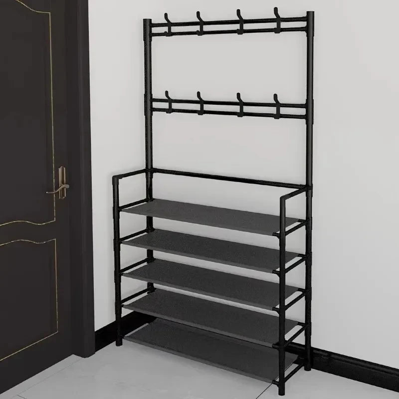 Five-Level Metal Shoe Rack